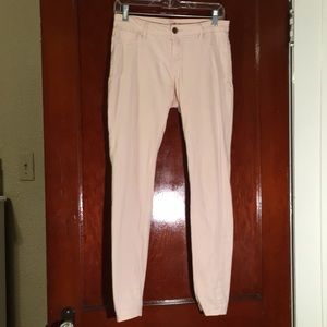 Lightweight pink/peach jeggings